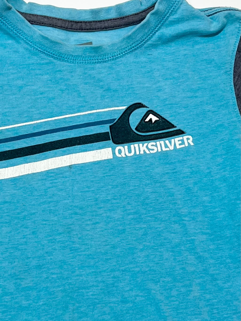 Blue logo tee - Size 4