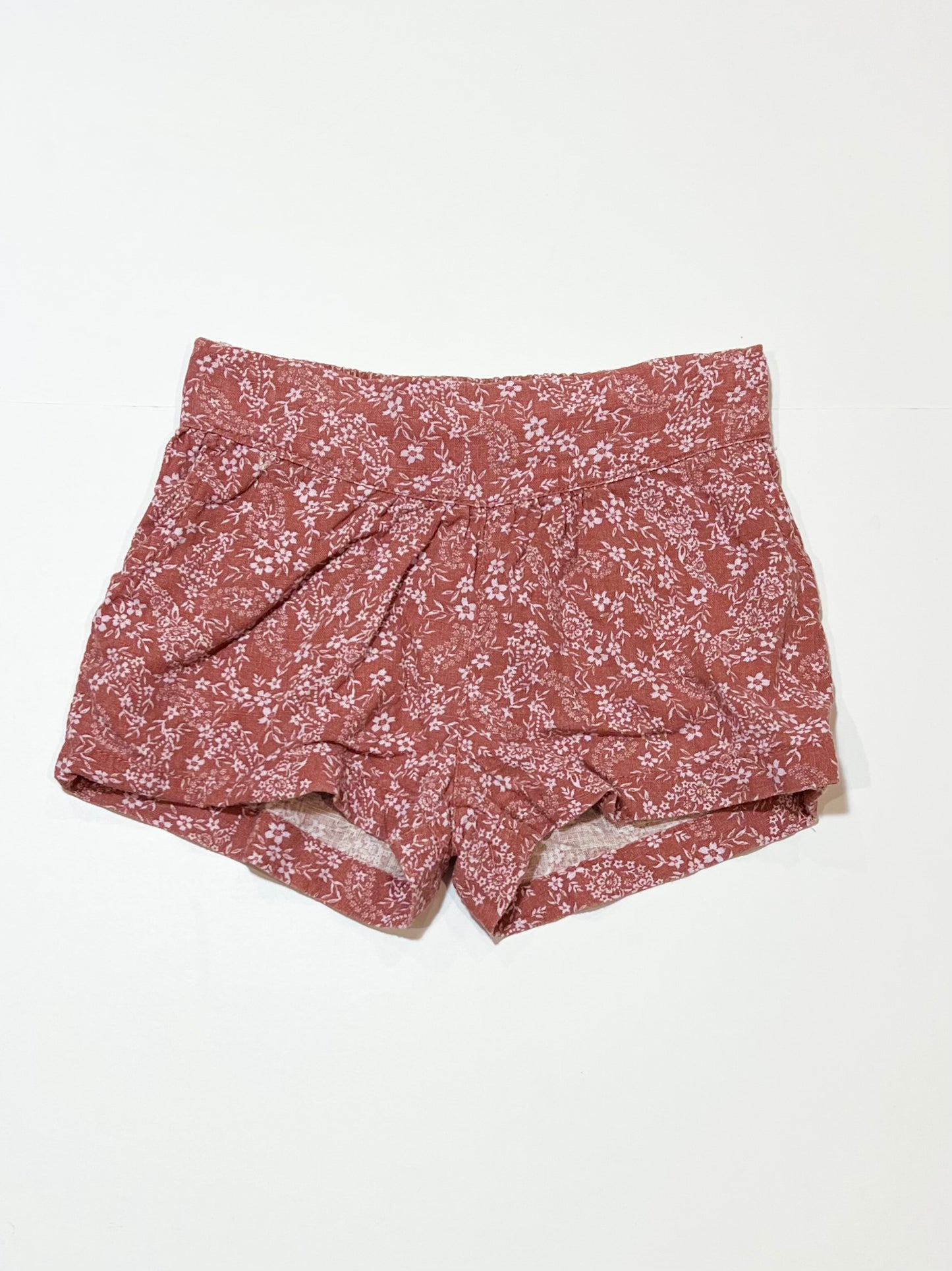 Woven cotton shorts - Size 4