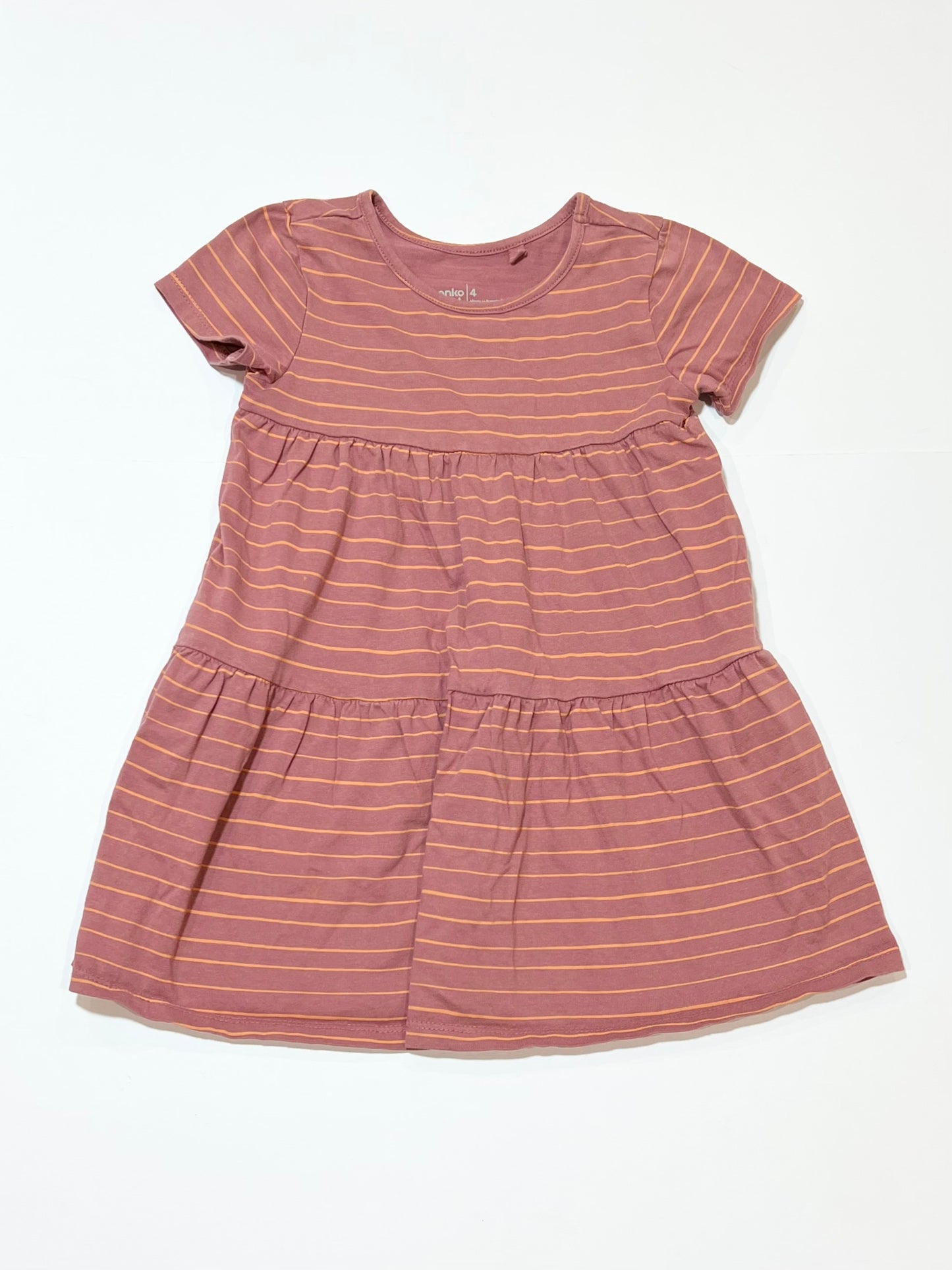 Tiered jersey dress - Size 4