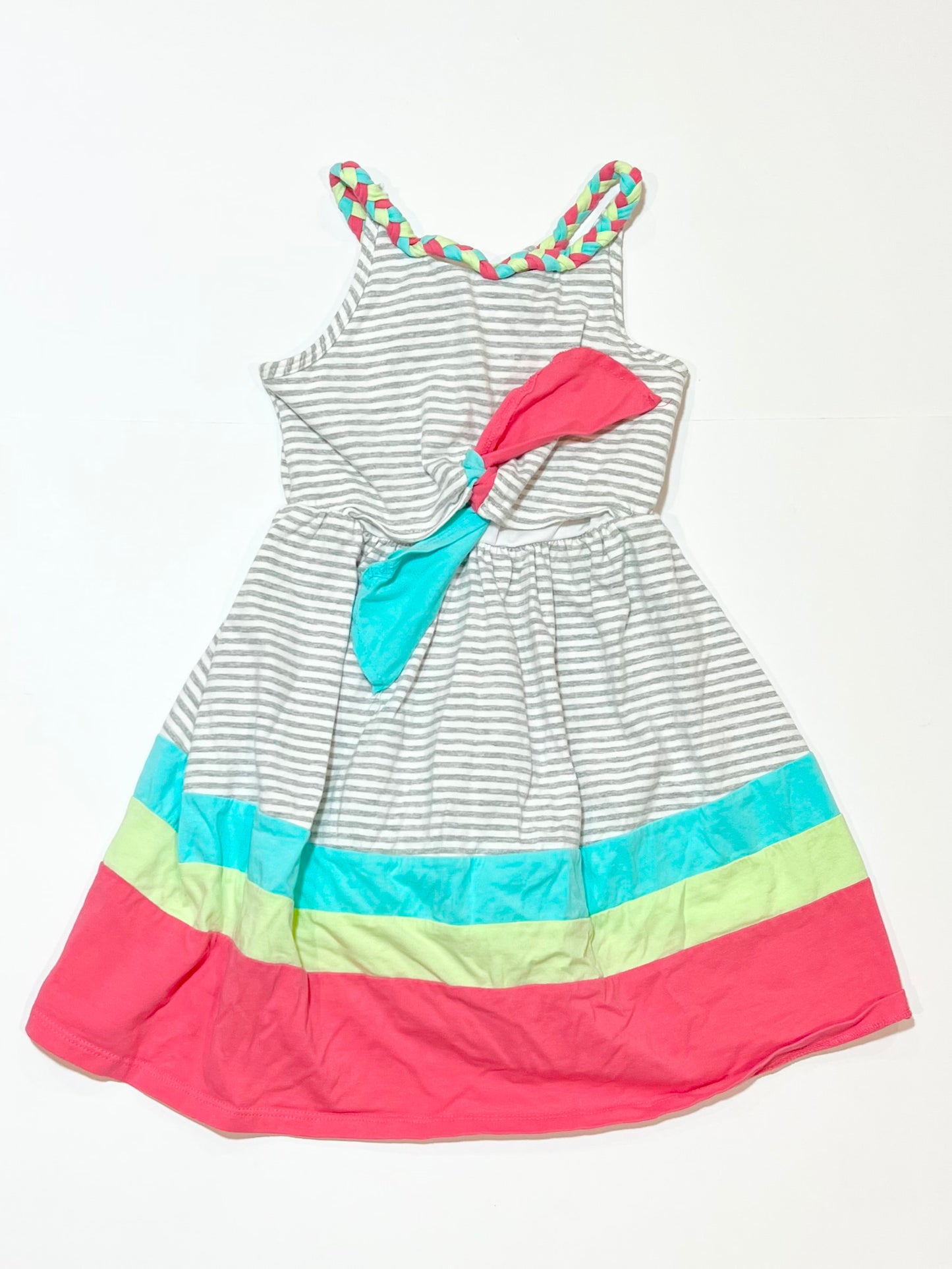 Striped jersey dress - Size 4