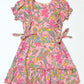 Floral birds dress - Size 4