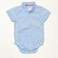Blue shirt bodysuit - Size 1