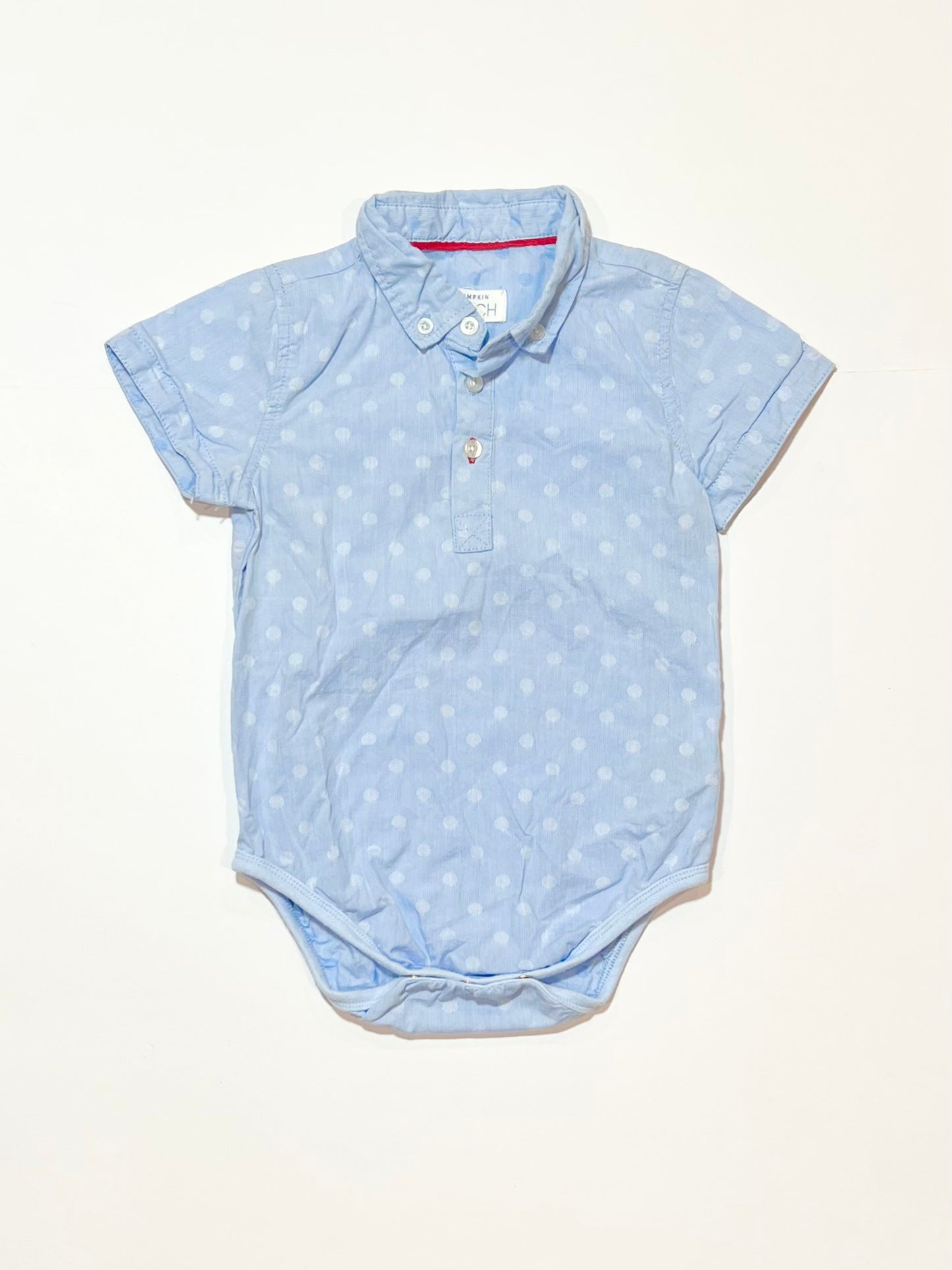 Blue shirt bodysuit - Size 1