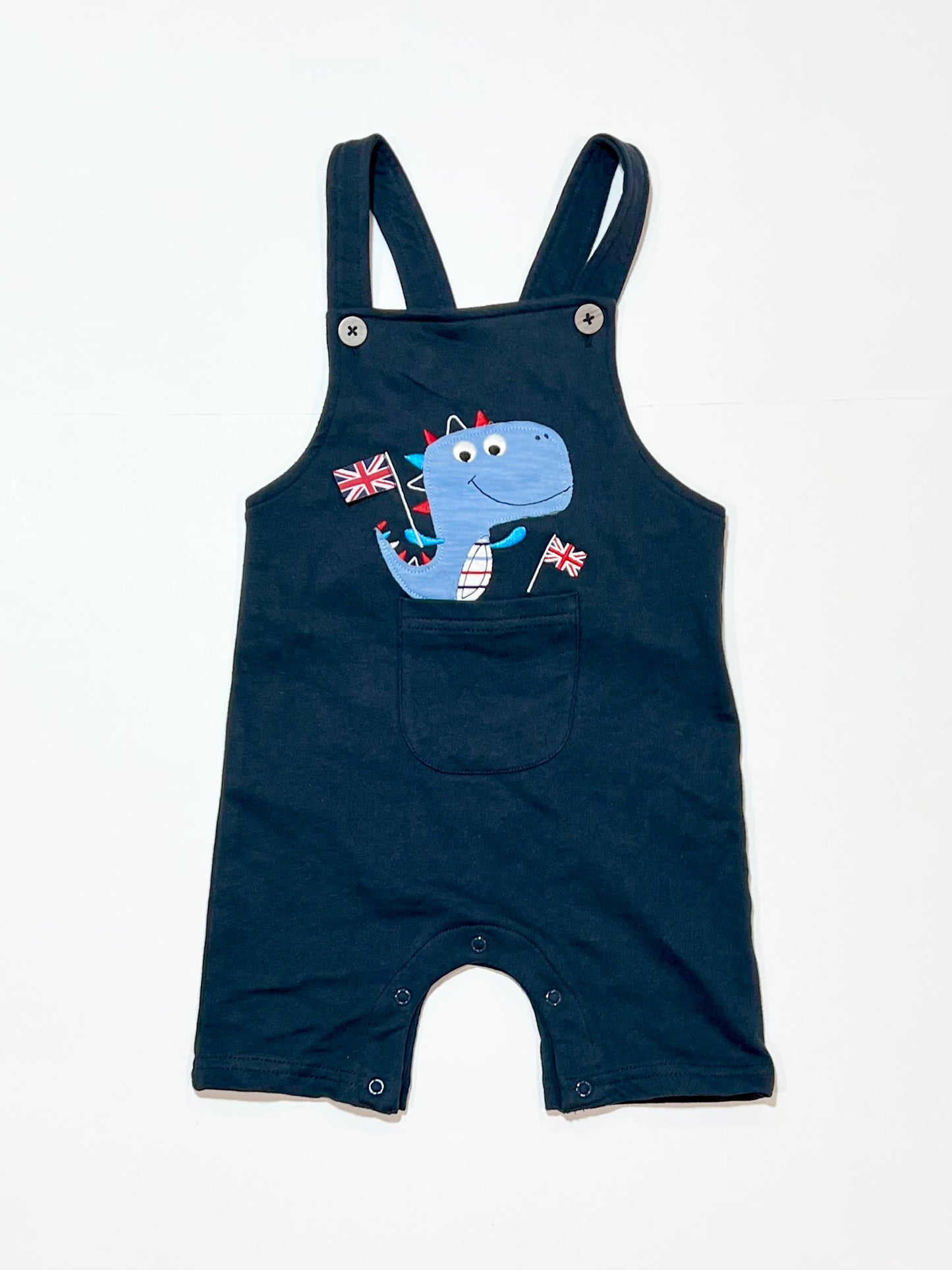Soft navy overalls - Size 1