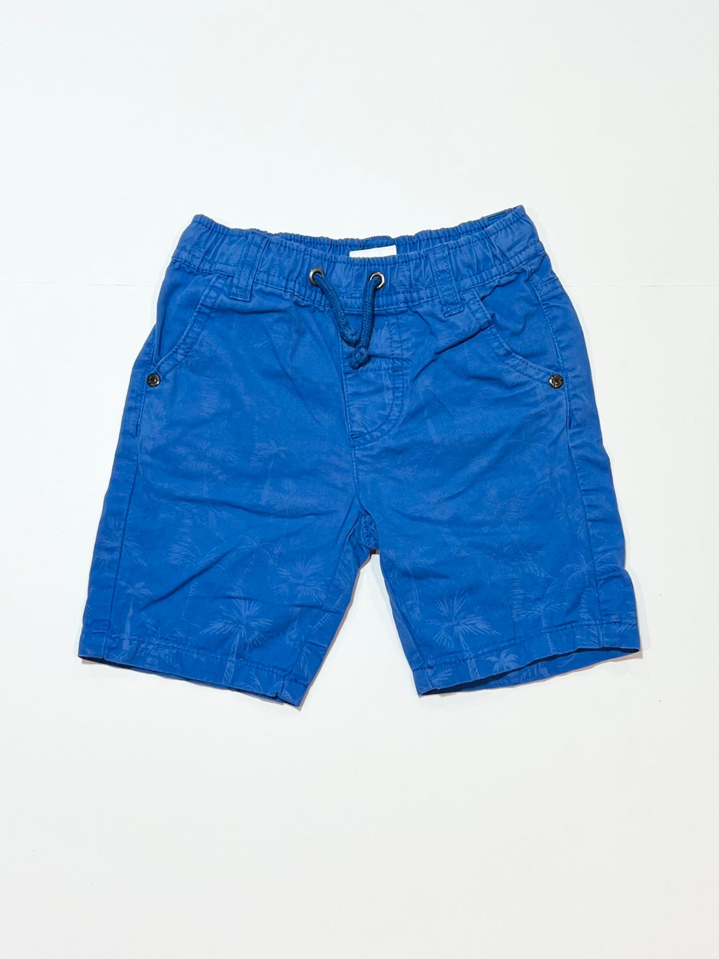 Blue palm shorts - Size 1