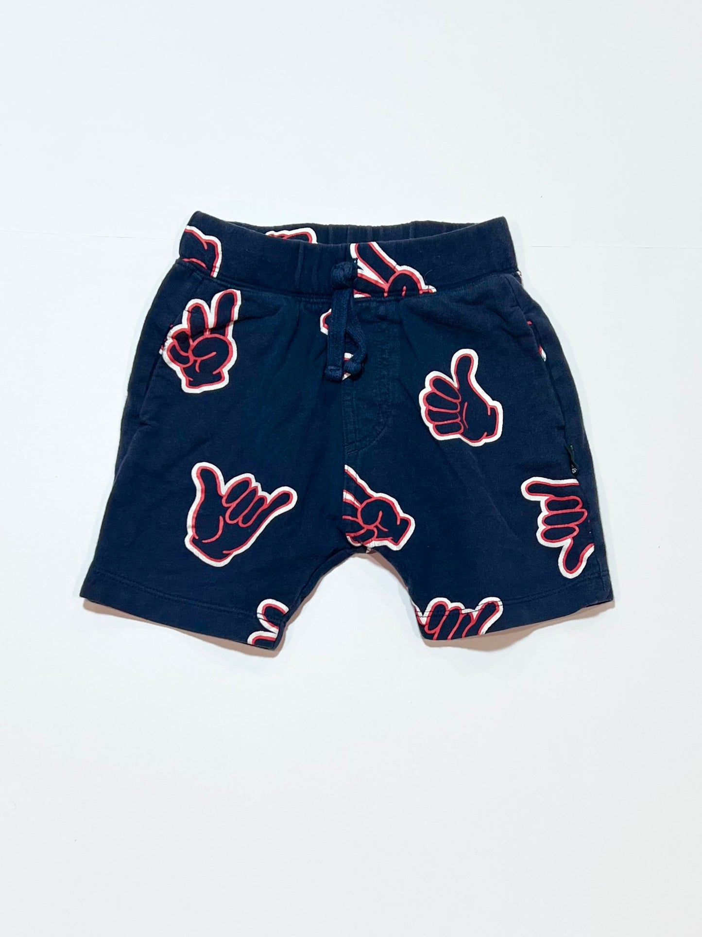 Navy sweat shorts - Size 1