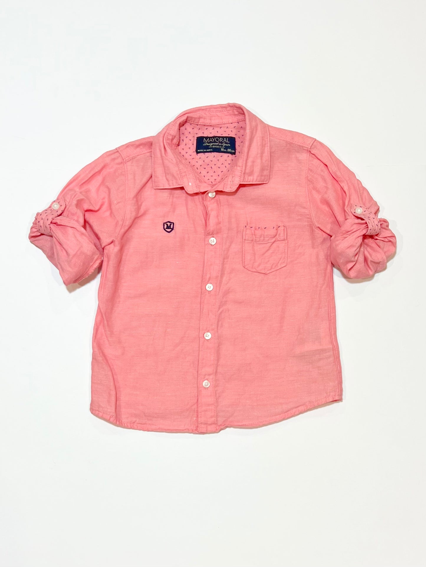 Woven cotton shirt - Size 1