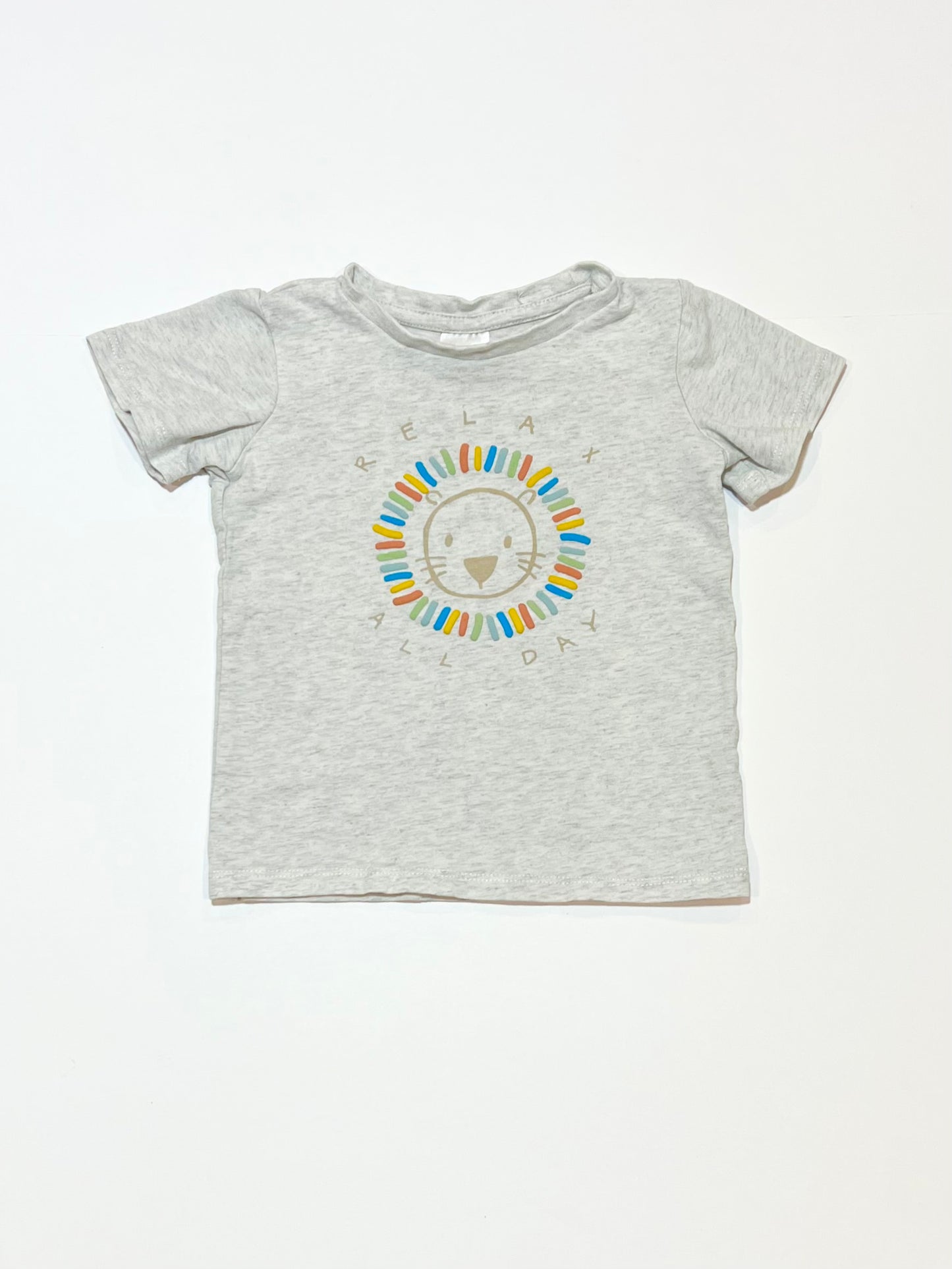 Grey lion tee - Size 1