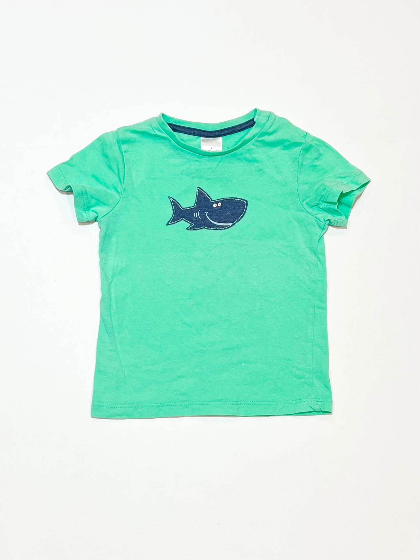 Green shark tee - Size 1