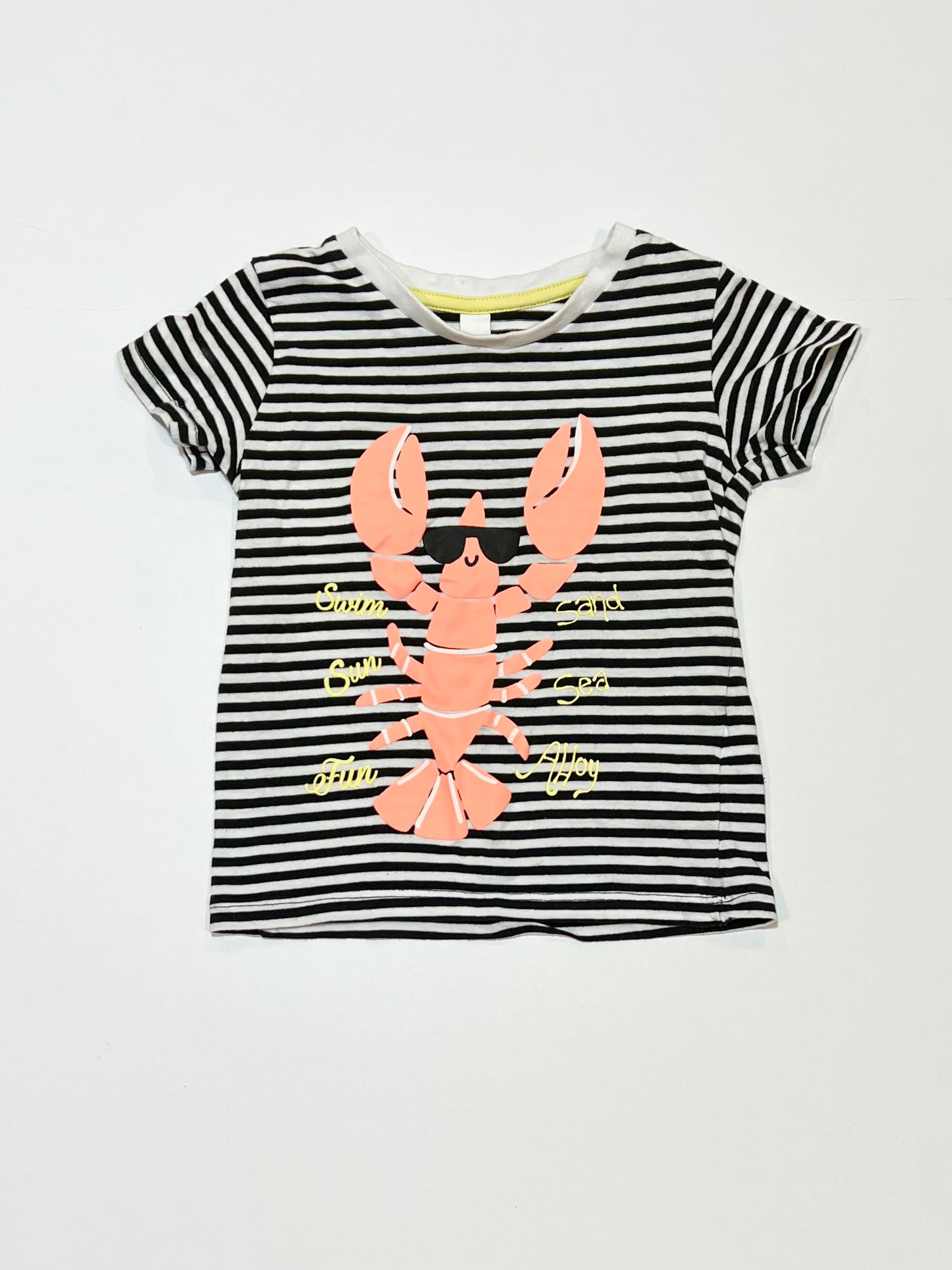Striped lobster tee - Size 1
