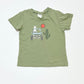 Green llama tee - Size 1