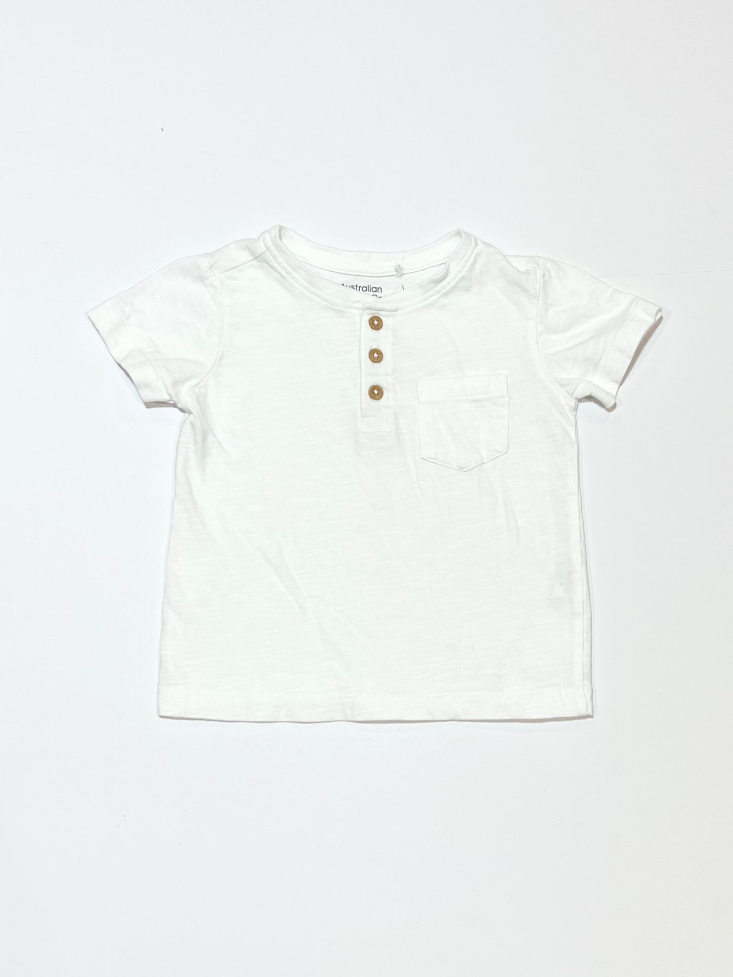 White henley tee - Size 1