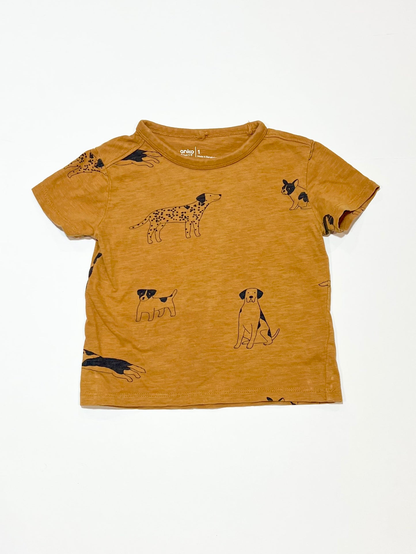 Brown dogs tee - Size 1