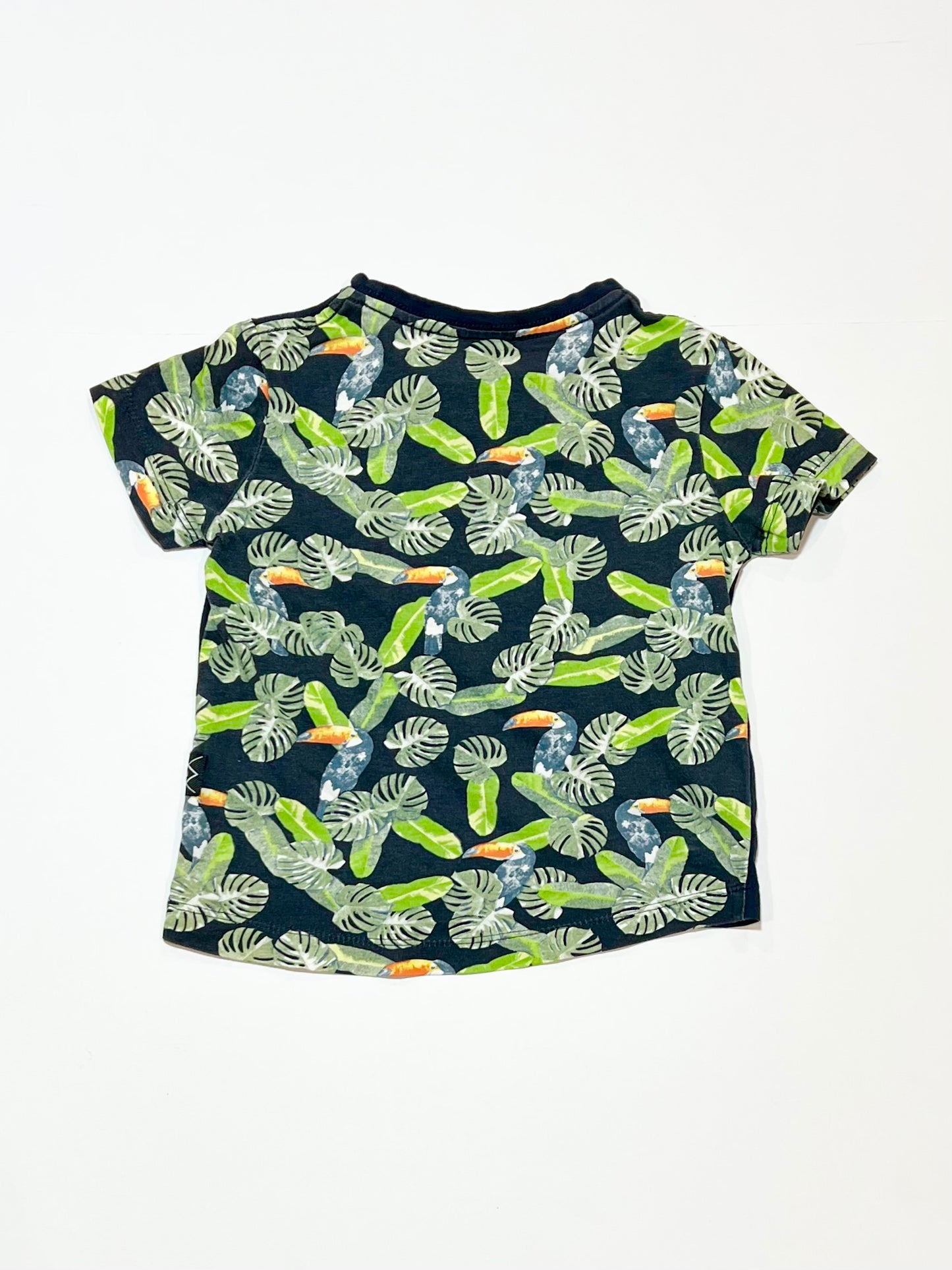 Navy toucan tee - Size 1