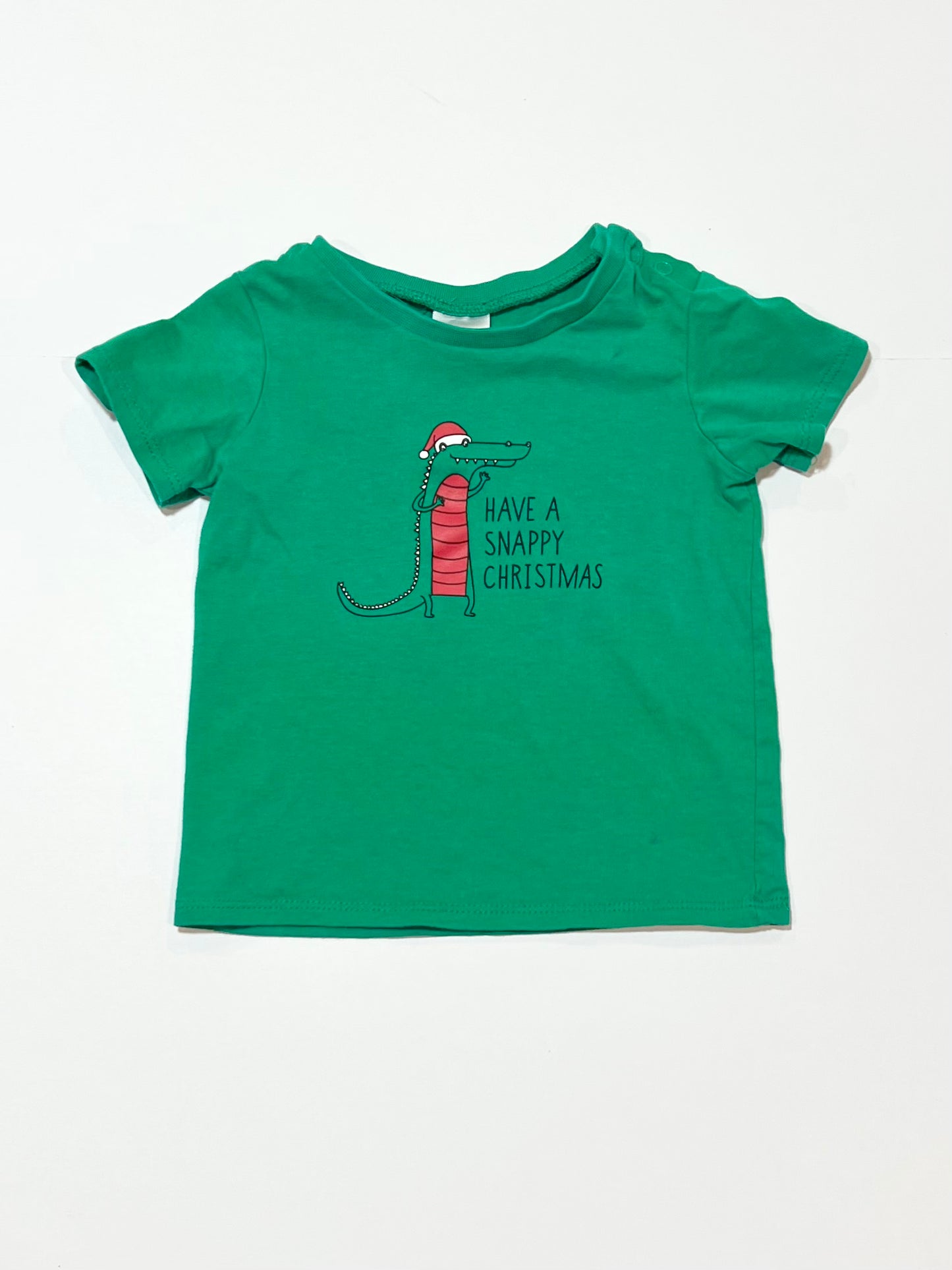 Snappy Christmas tee - Size 0