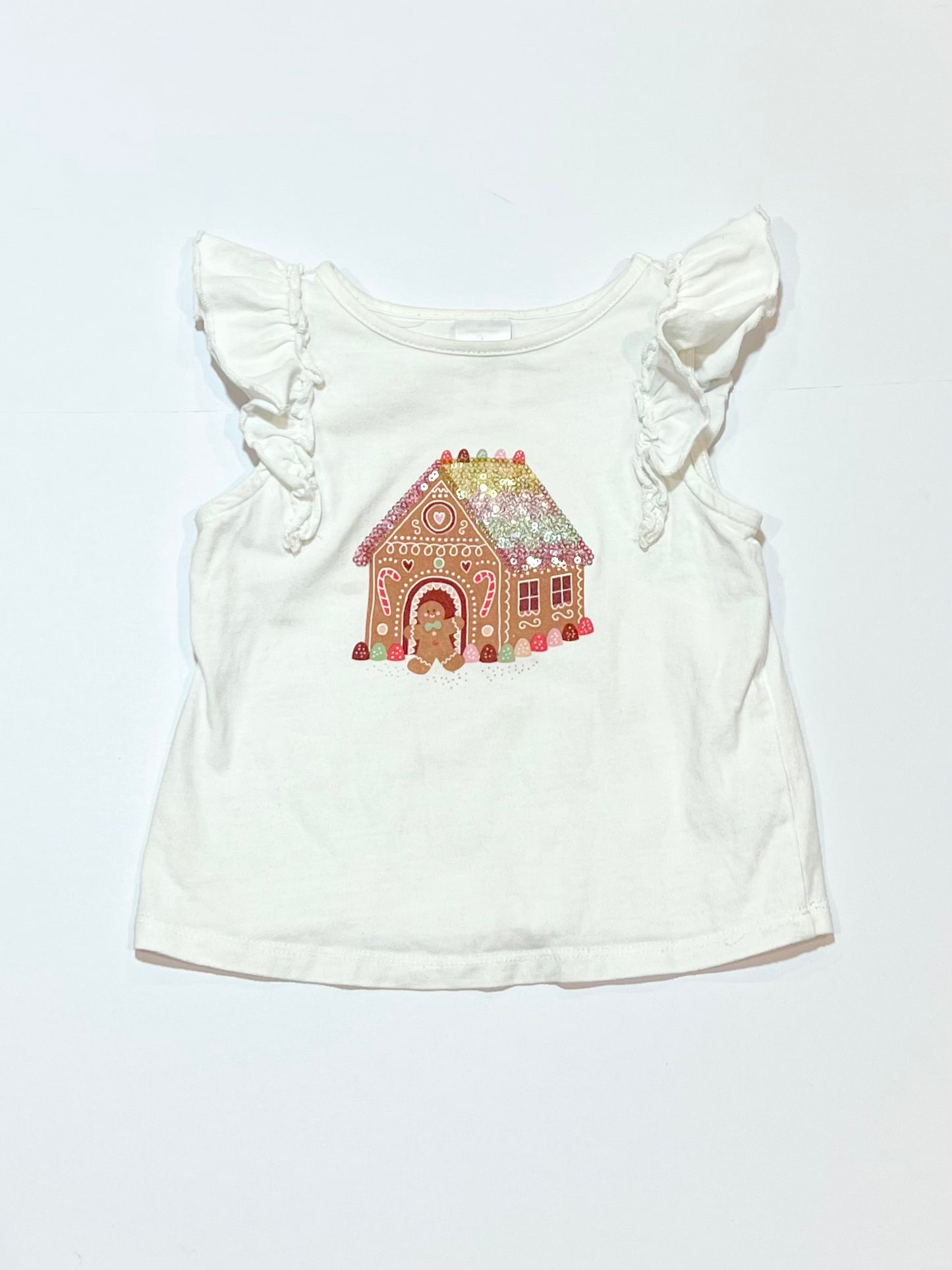 Gingerbread house tee - Size 1