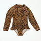 Animal print swim suit - Size 2