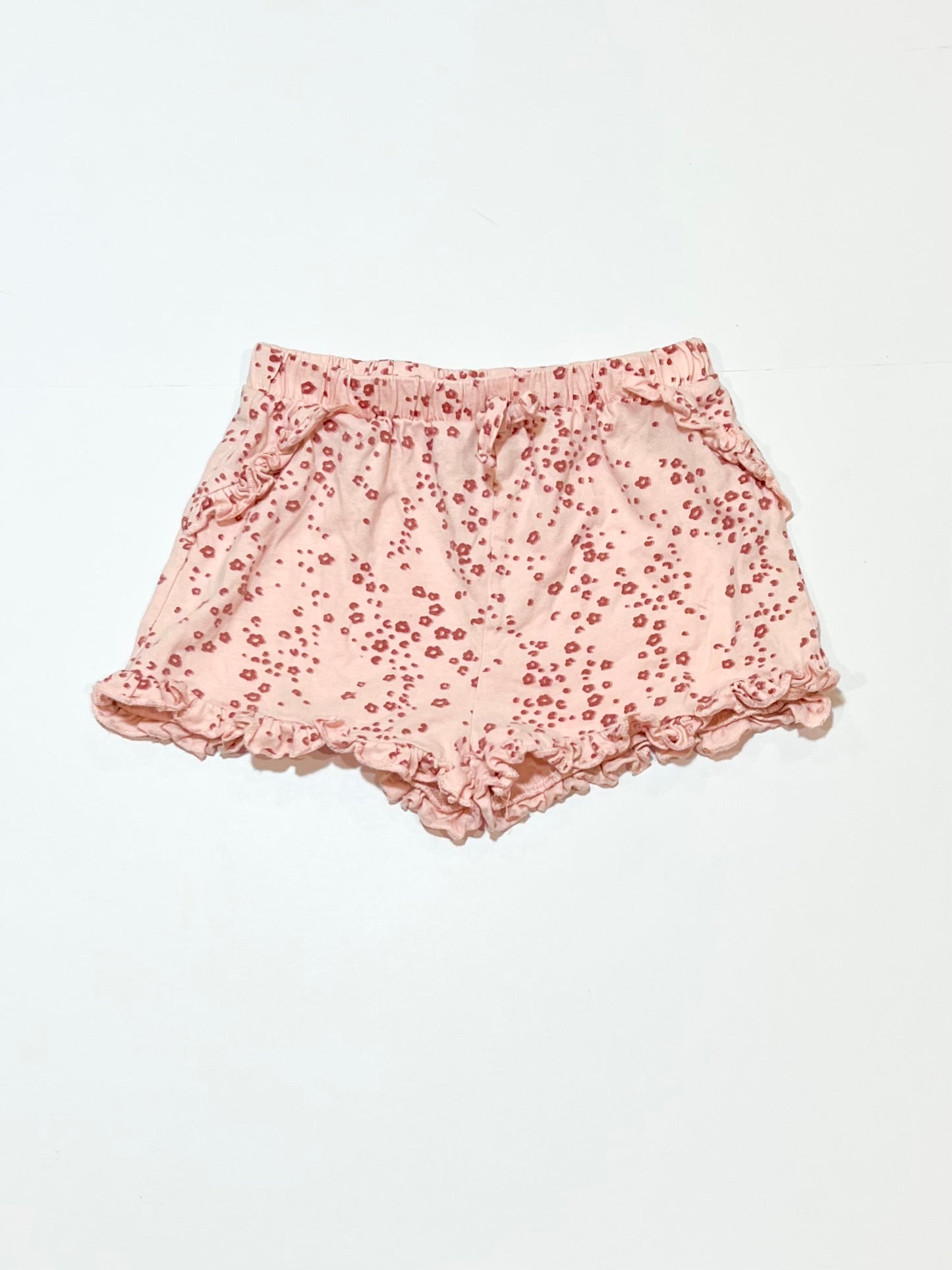 Floral jersey shorts - Size 2