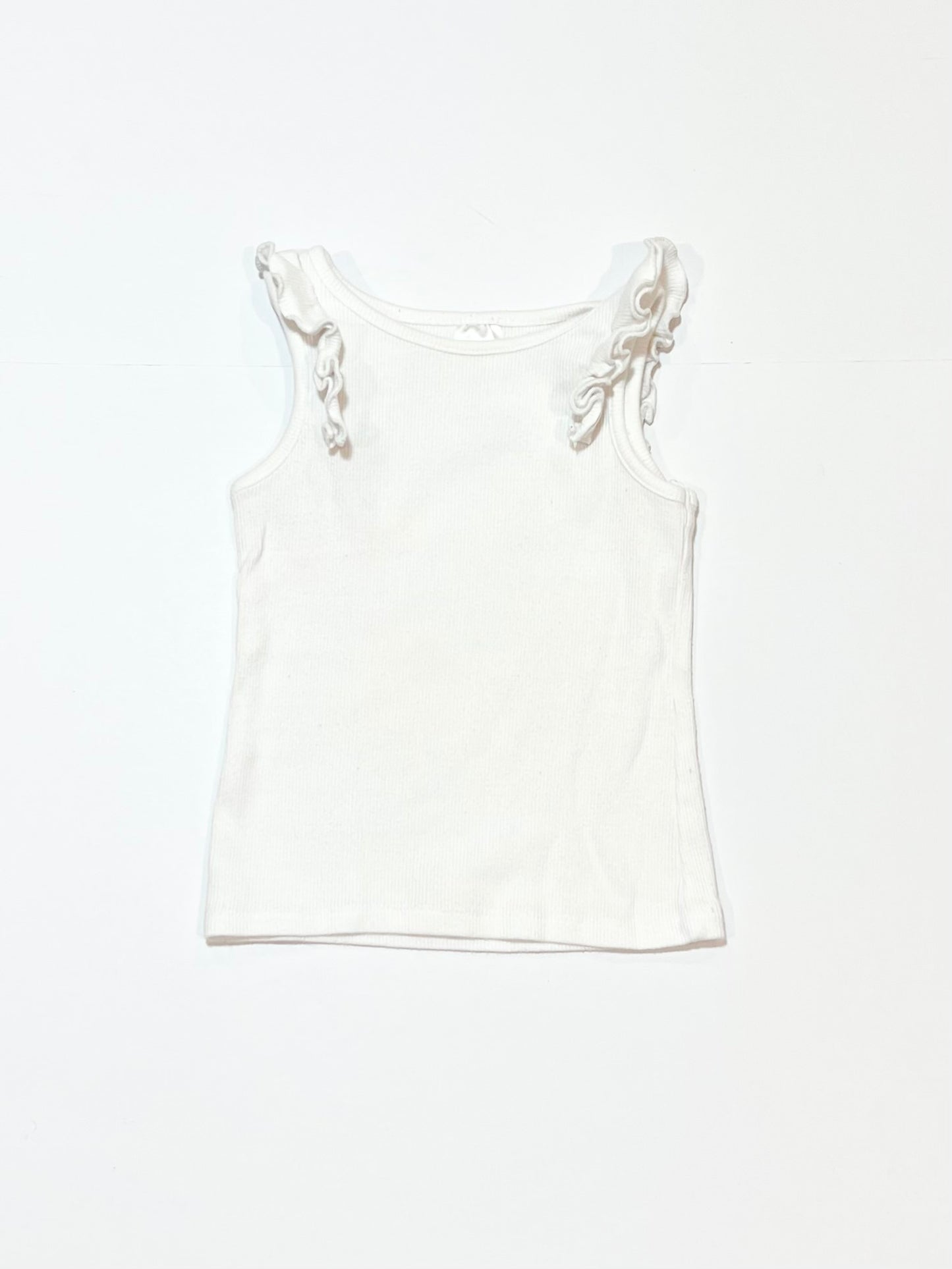 White ribbed tank - Size 2