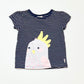 Striped cocky tee - Size 2
