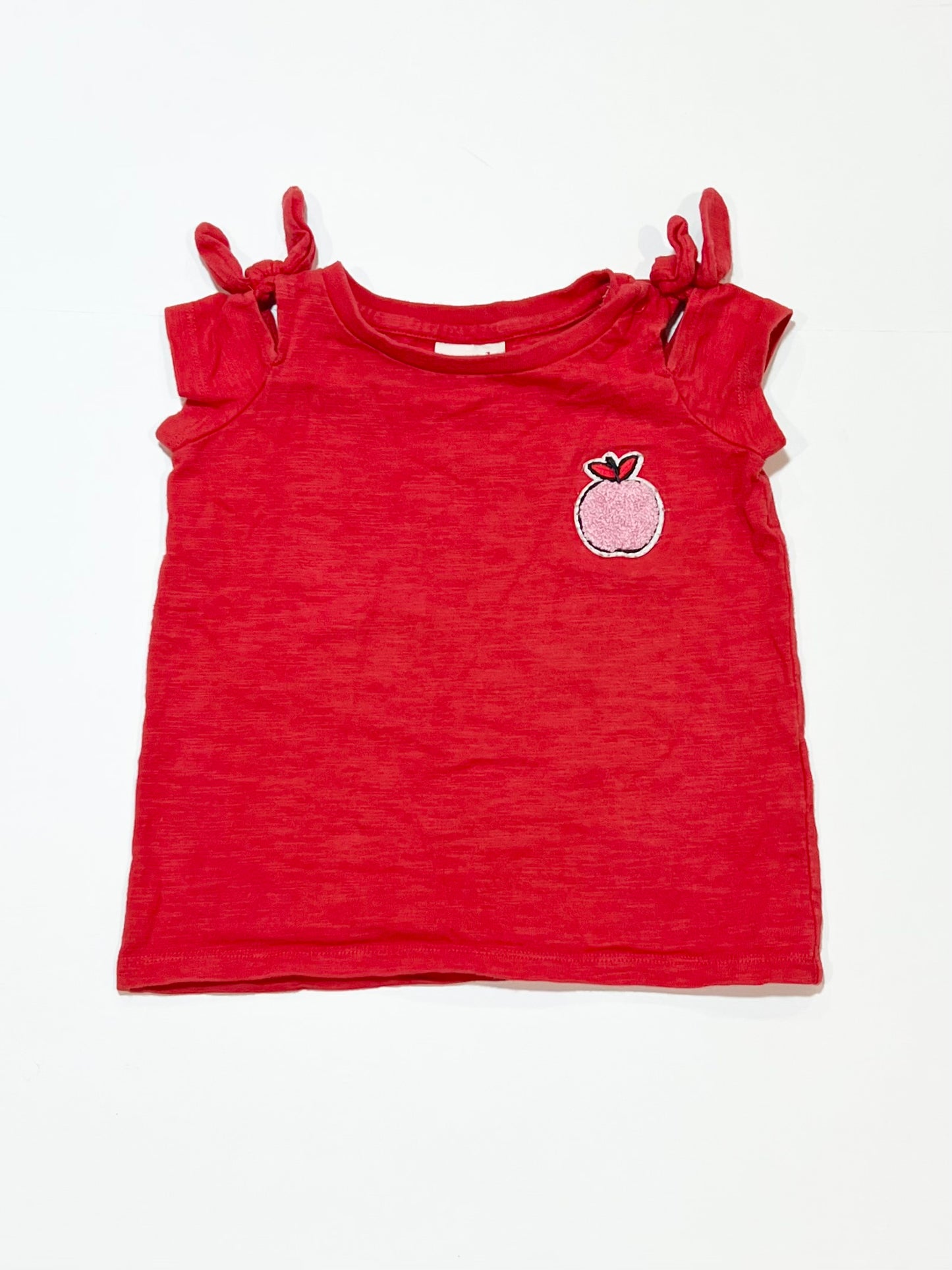 Red apple tee - Size 2