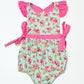 Floral romper - Size 2