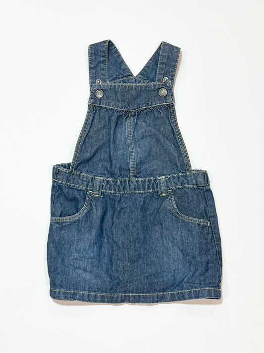 Denim pinafore - Size 2