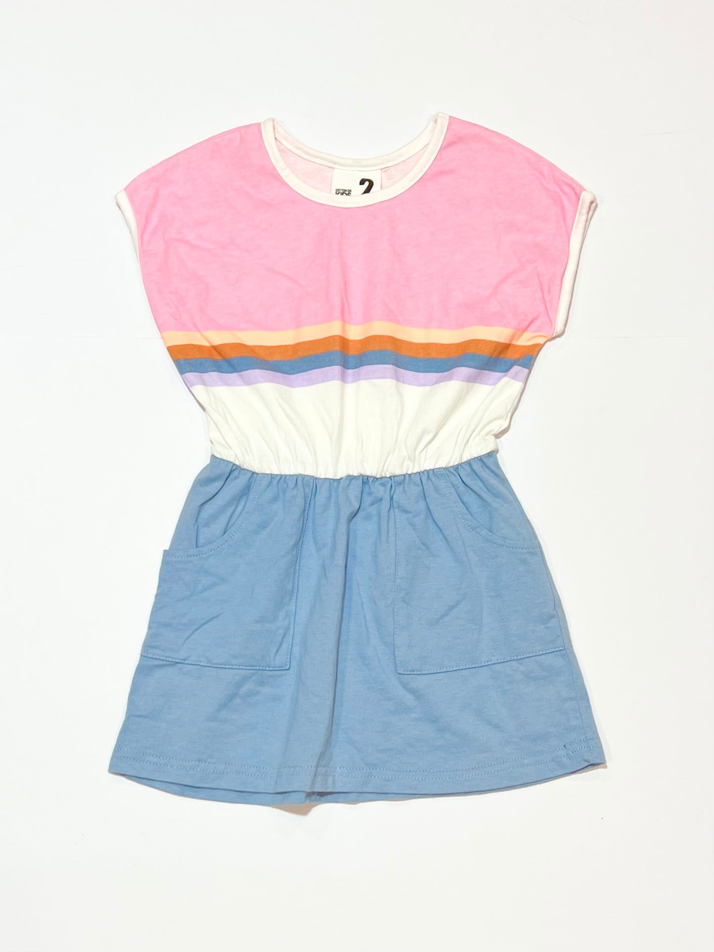 Spliced jersey dress - Size 2