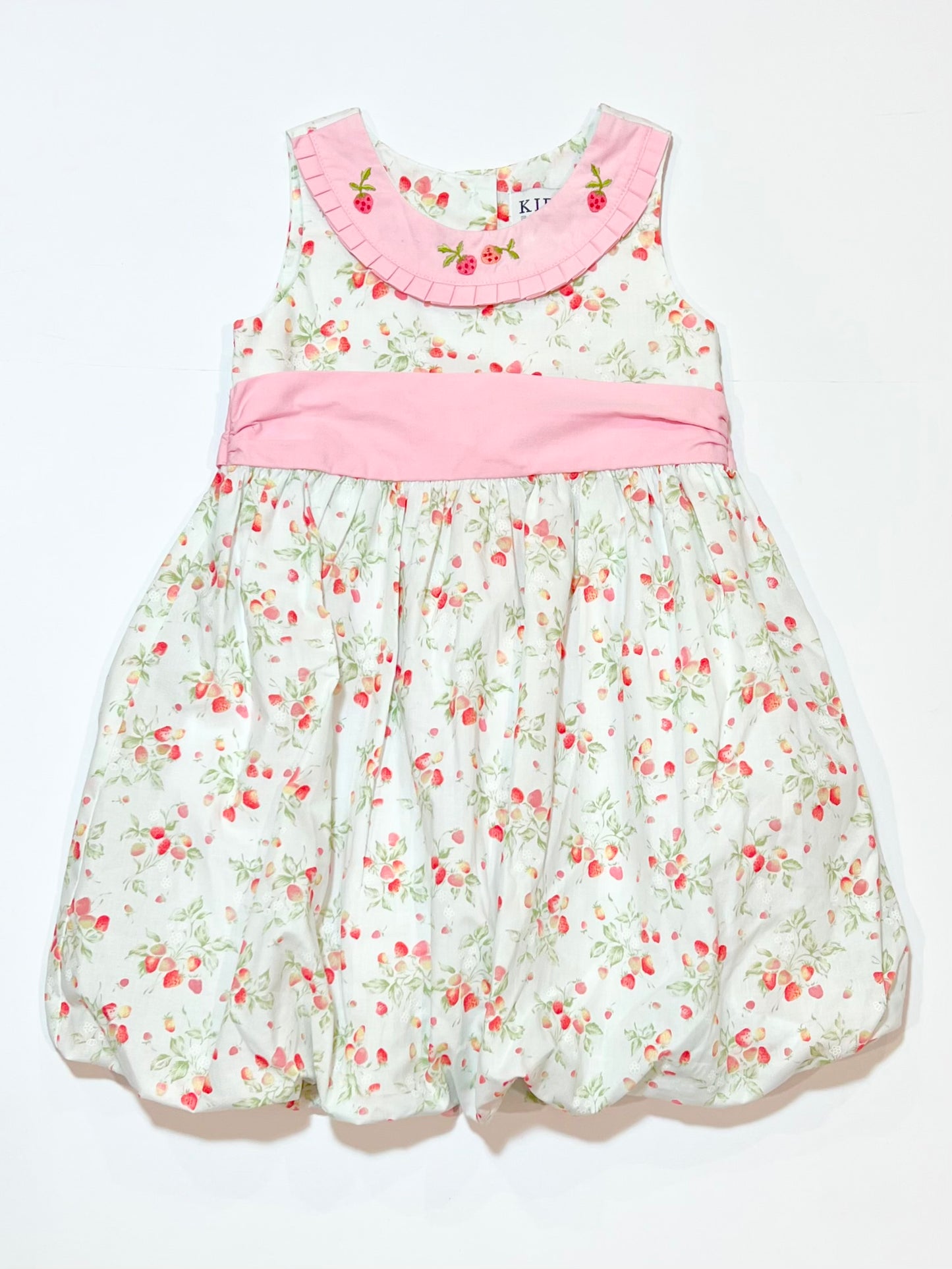 Strawberry bubble dress - Size 2