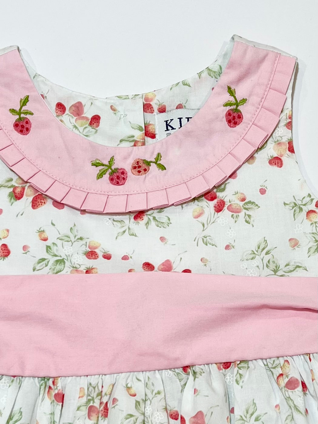 Strawberry bubble dress - Size 2