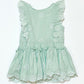 Green cutwork dress - Size 2