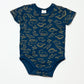 Navy dinos bodysuit - Size 0
