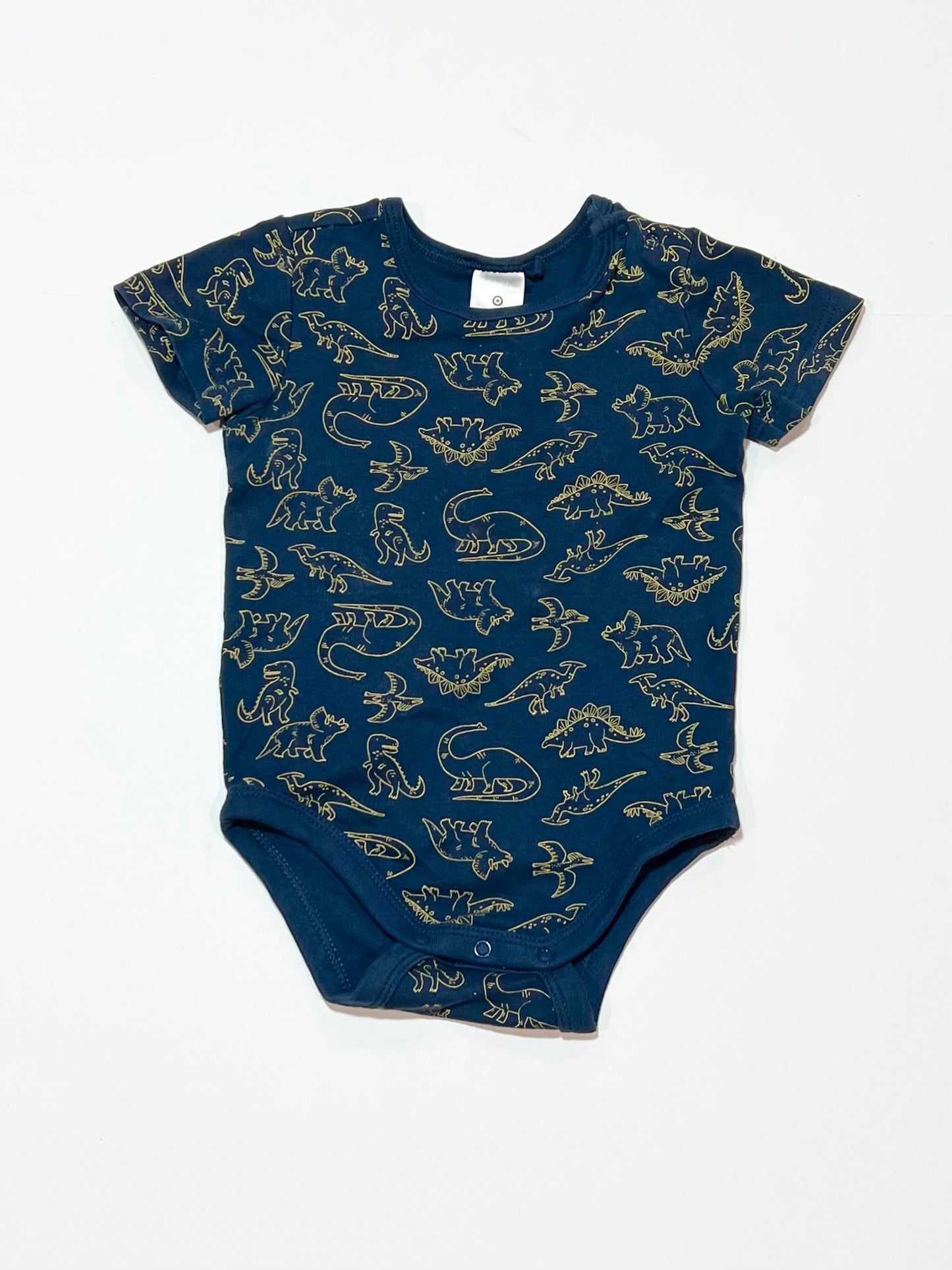 Navy dinos bodysuit - Size 0