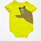 Green bear bodysuit - Size 6-9 months