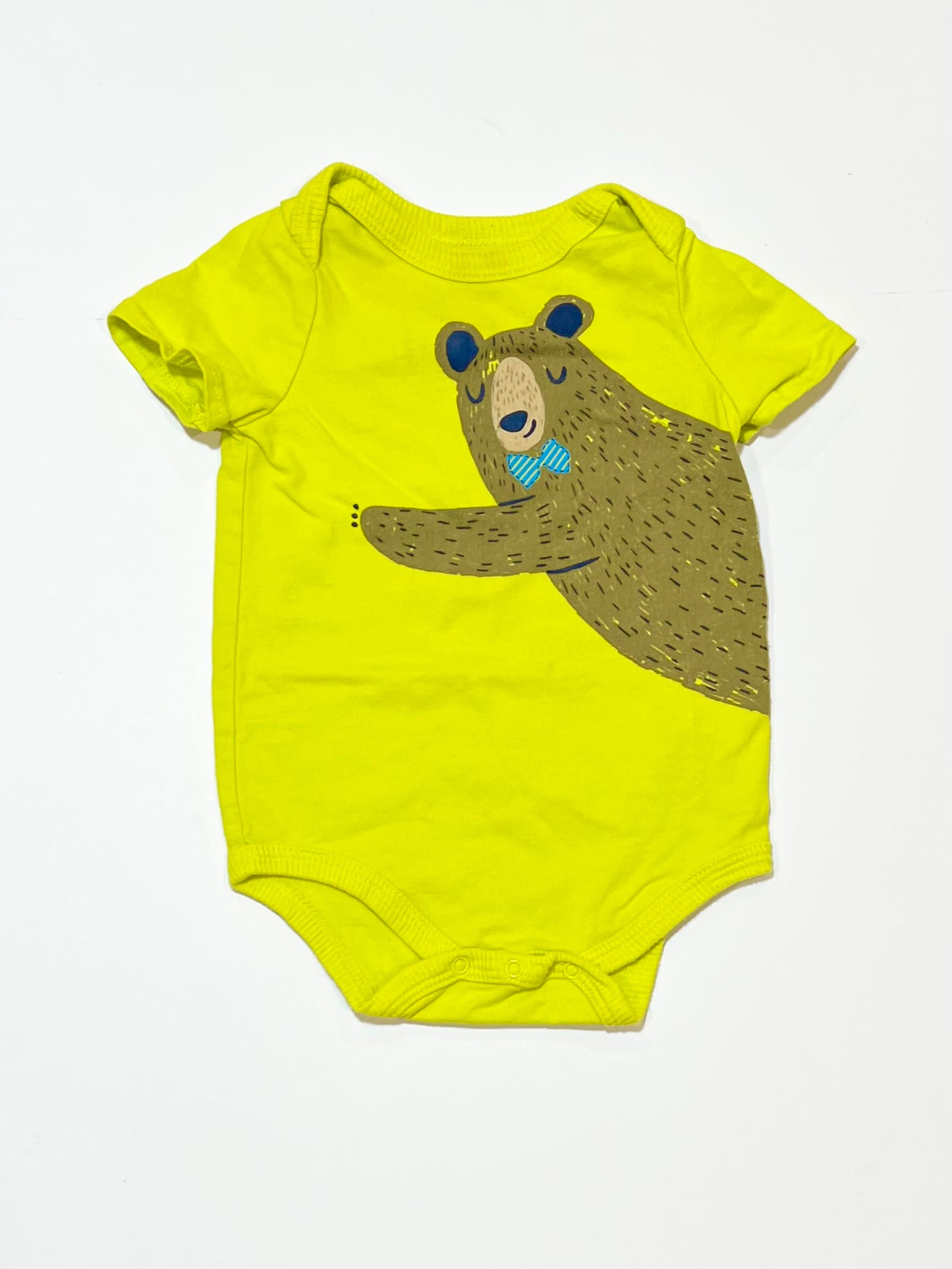 Green bear bodysuit - Size 6-9 months