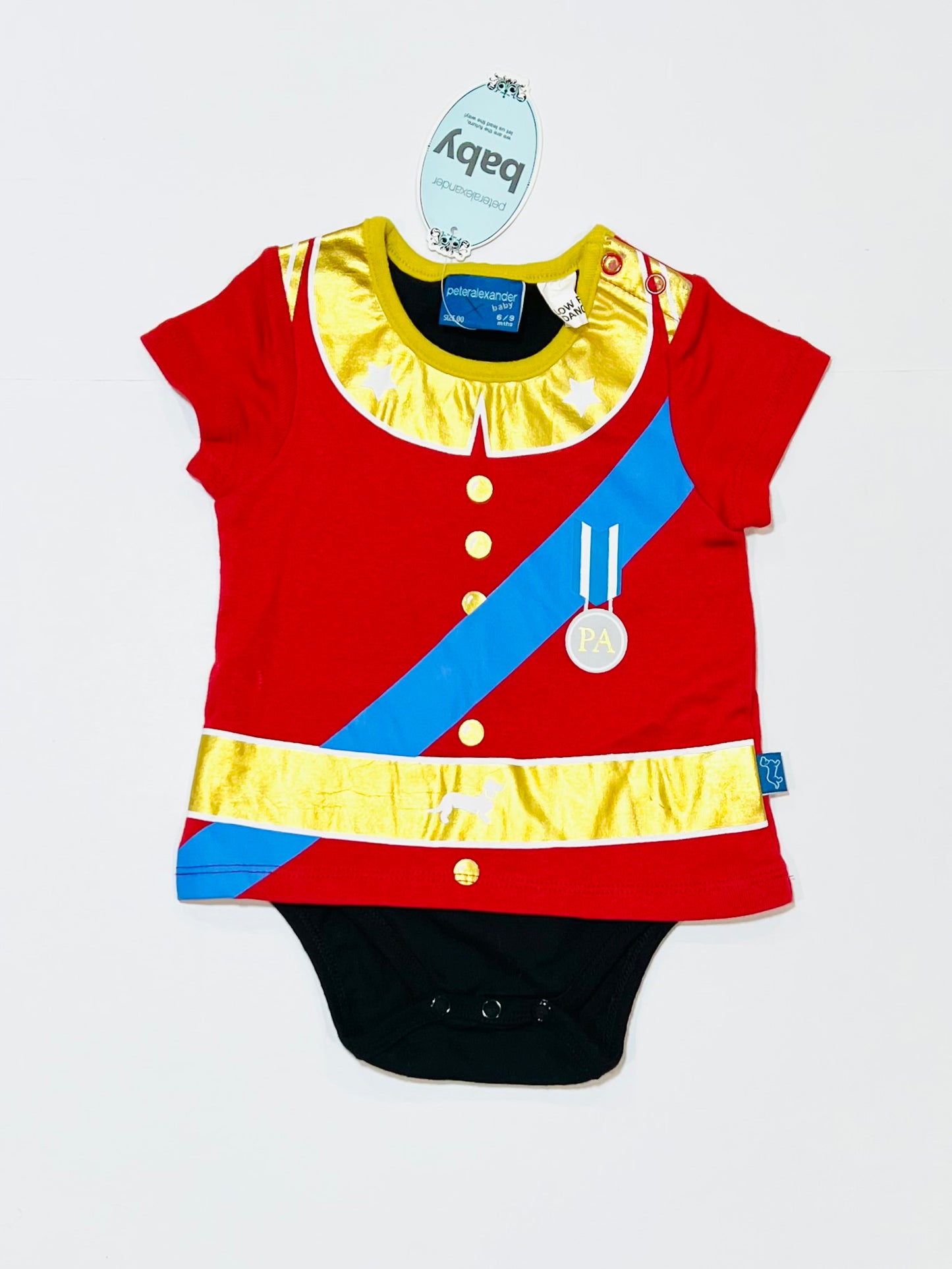 Soldier bodysuit brand new - Size 6-9 months