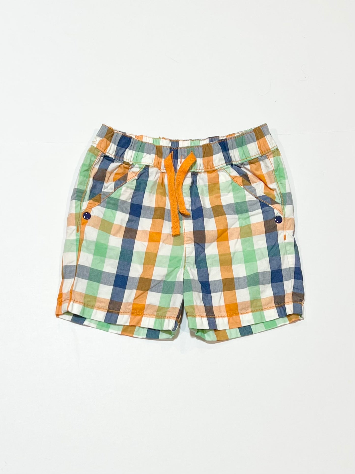 Checkered shorts - Size 6-9 months