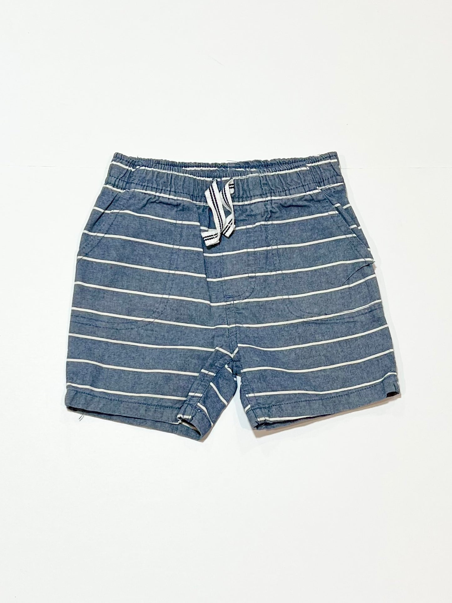 Striped cotton shorts - Size 0