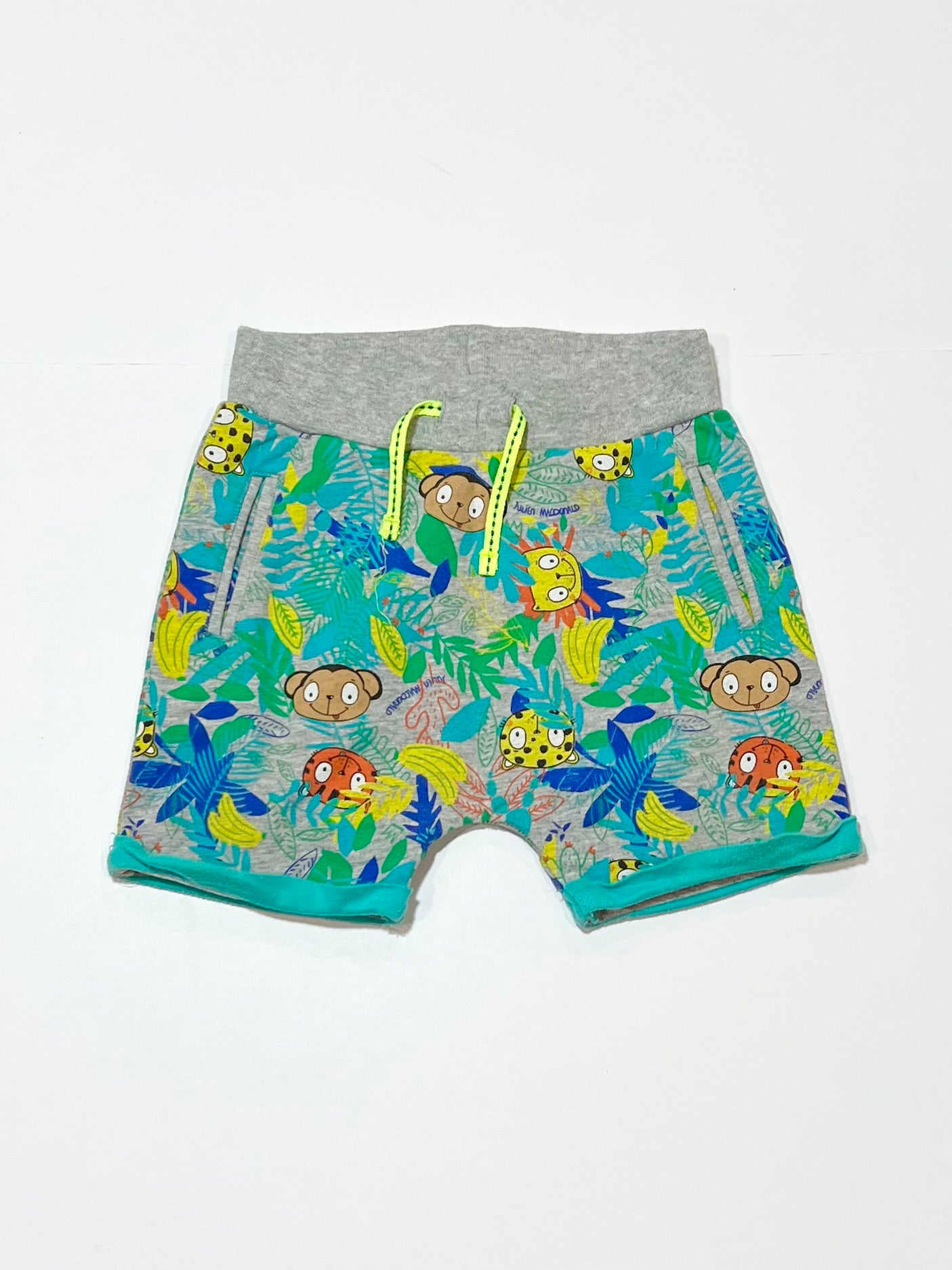 Animal sweat shorts - Size 6-9 months