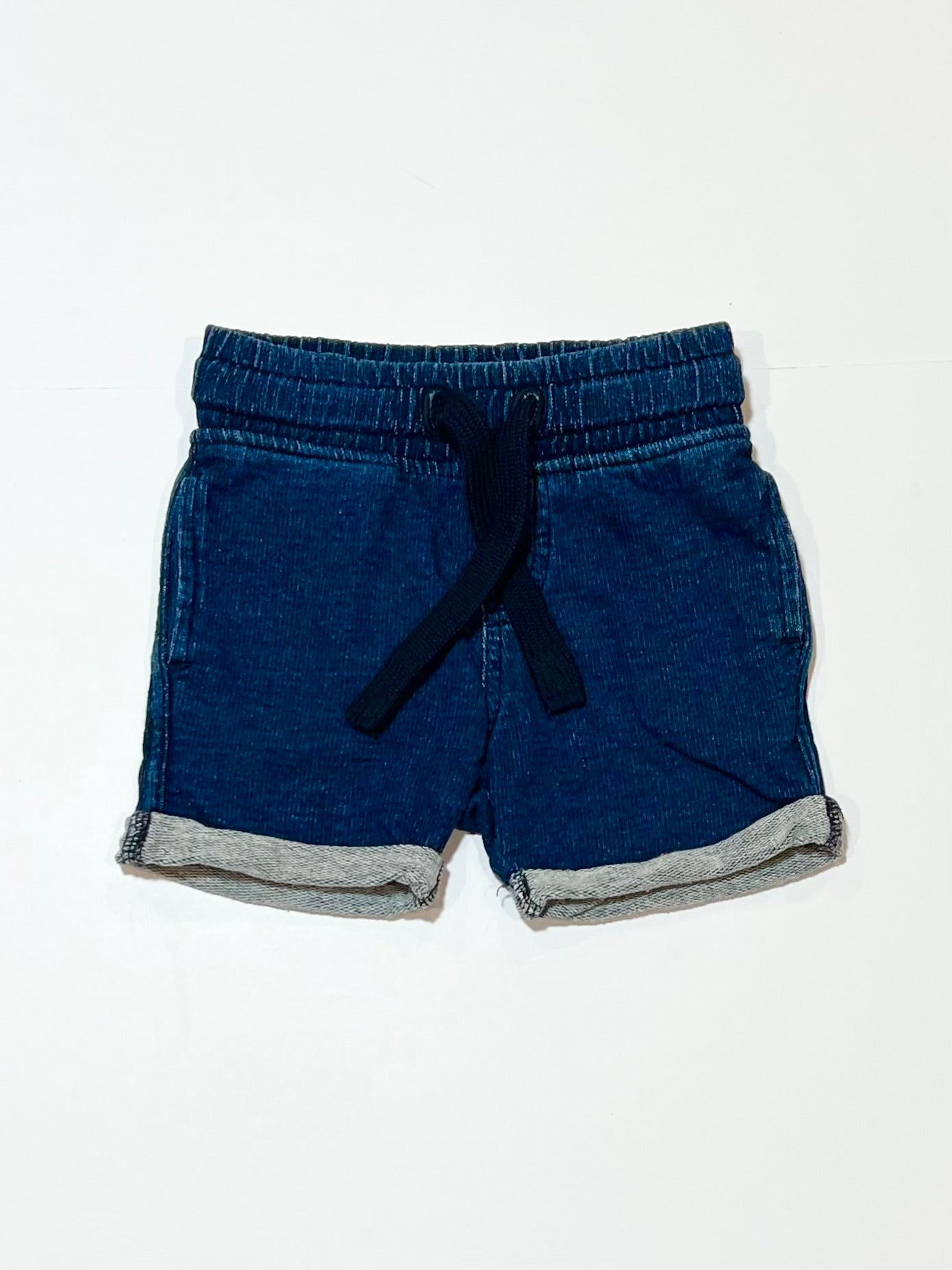 Denim sweat shorts - Size 9-12 months