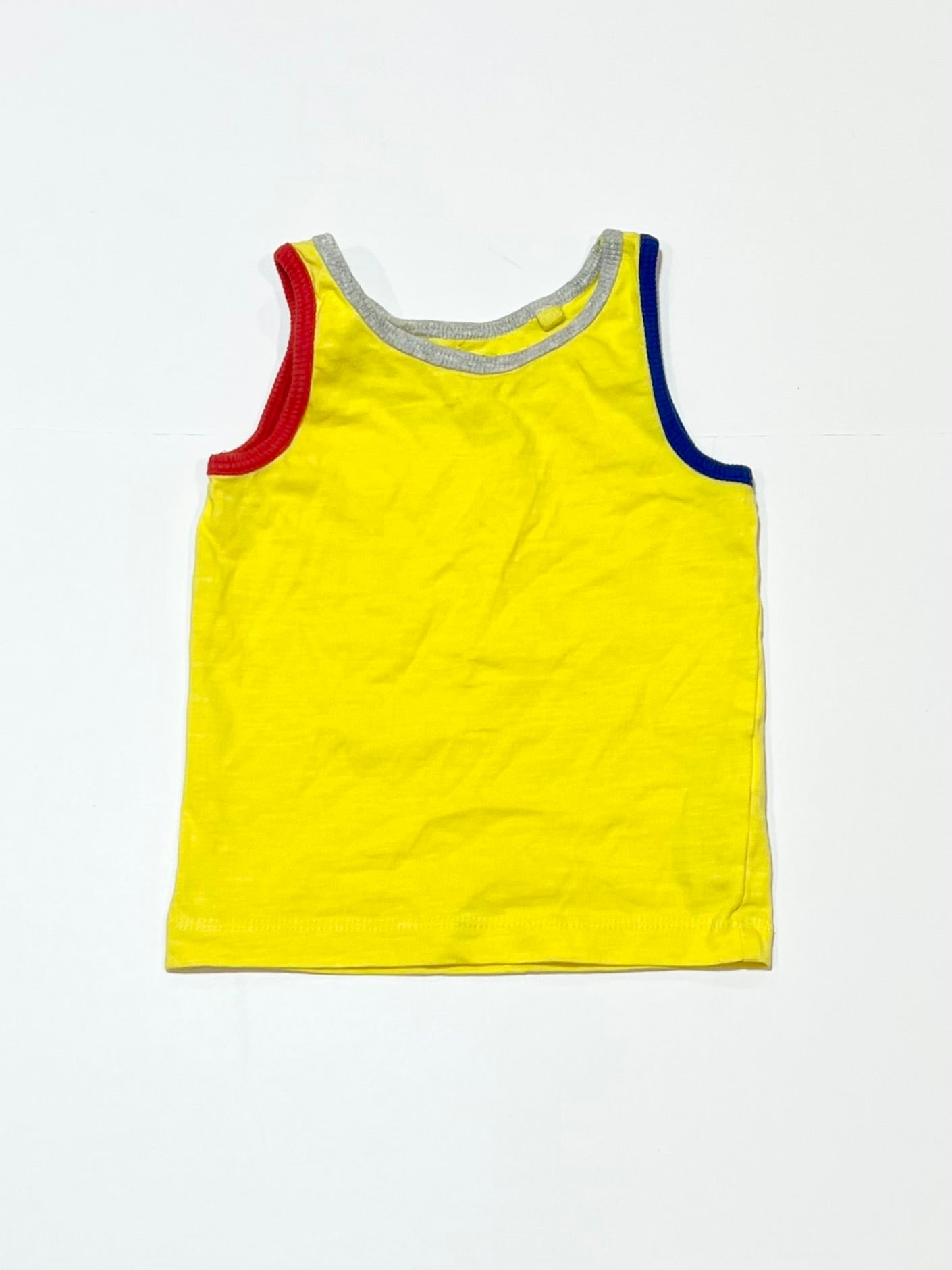 Yellow tank - Size 6-9 months