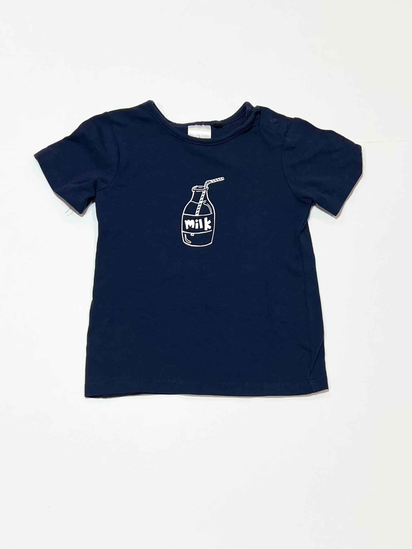 Navy milk tee - Size 0