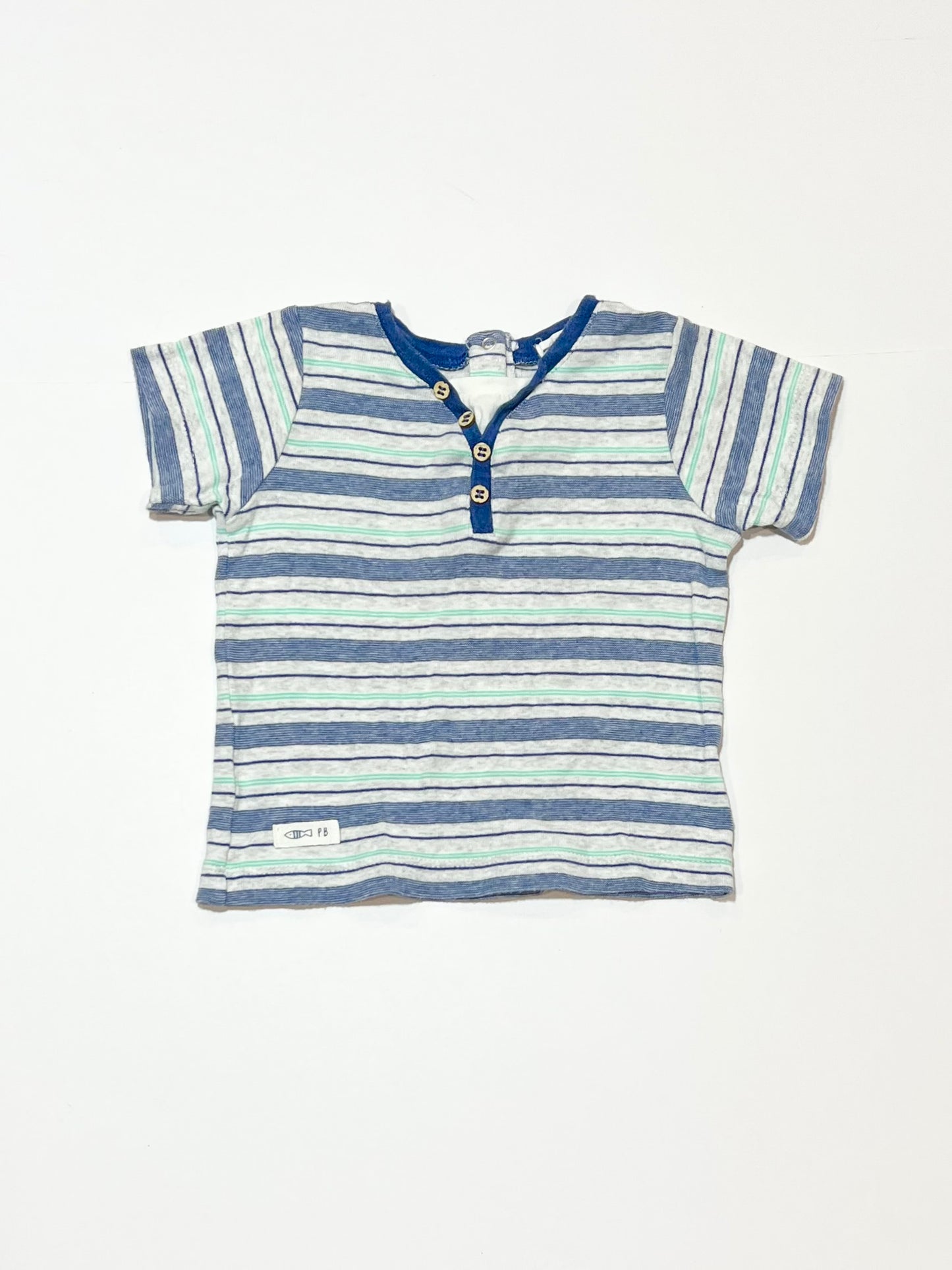 Striped henley tee - Size 0