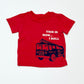 Red fire truck tee - Size 6-9 months