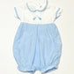 Blue elephant romper - Size 6-9 months