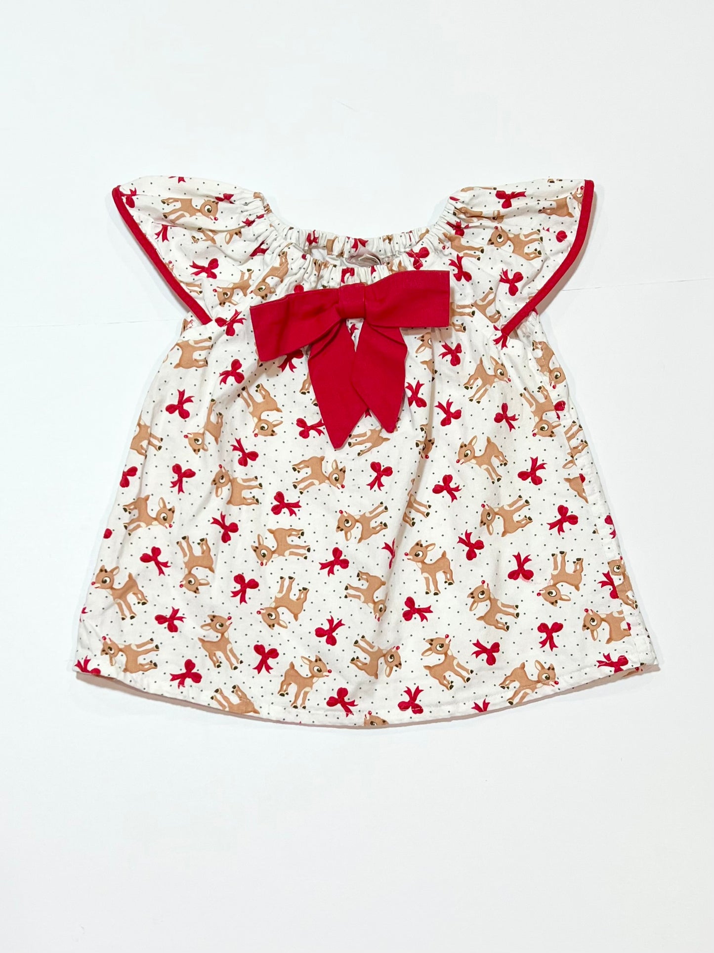 Christmas Rudolph top - Size 1