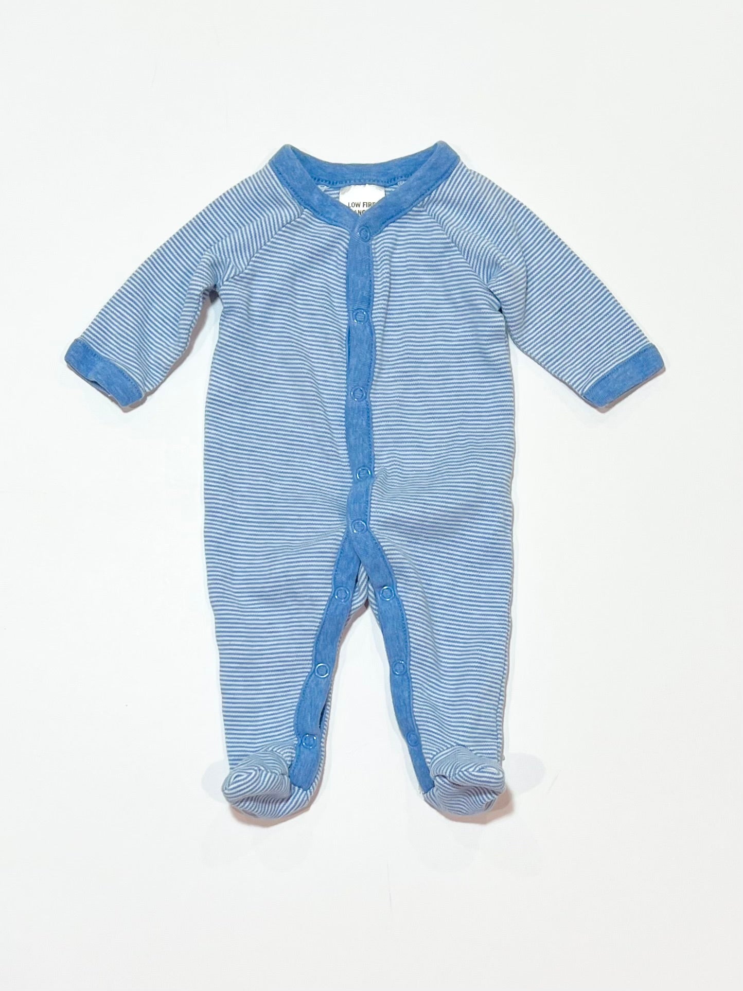 Blue striped onesie - Size 00000