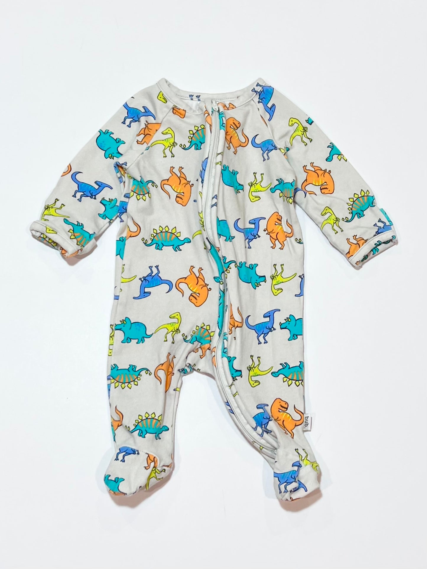 Dinosaur zip onesie - Size 0000