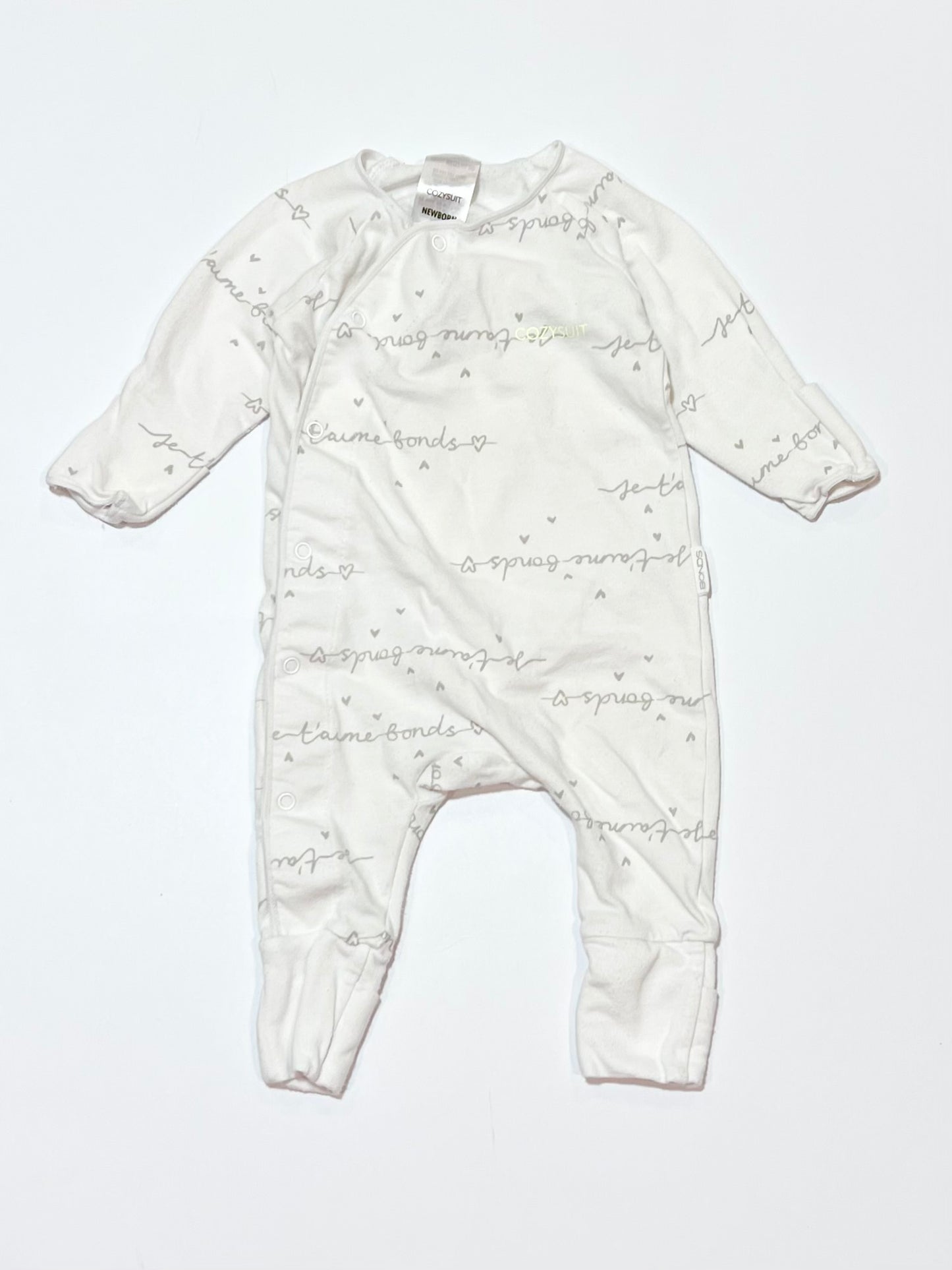 White Cosysuit - Size 0000