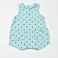 Blue apples romper - Size 0000